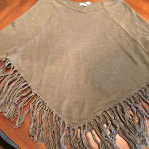 Stylish poncho top!